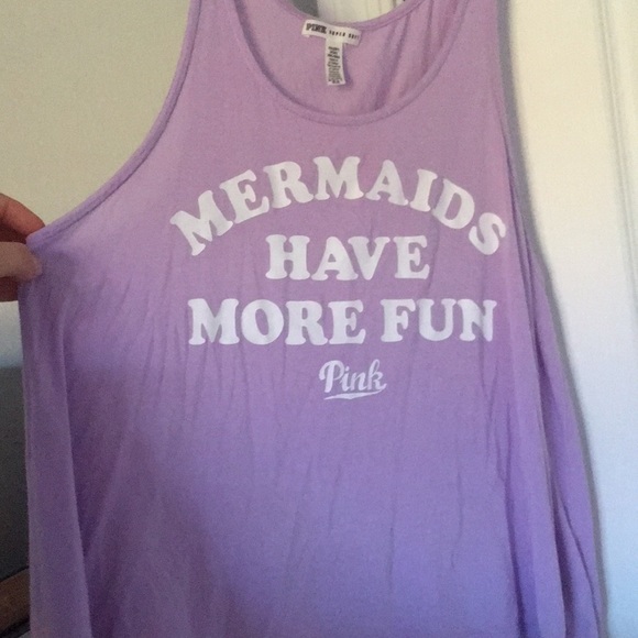 •Pink by Victoria’s Secret Flowy Purple Tank Top• - Picture 3 of 5